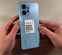 Стильный мобильный телефон Xiaomi Redmi Note 12 6/128GB Global (Blue), доступный сенсорный смартфон для