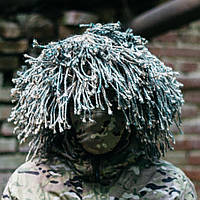 Чехол на шлем тактический маскировочный кикимора ST2, армейский кавер на каску пиксель на резинке для военных