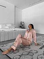Піжама Жіноча шовк сорочка і штани різні кольори гарна якість