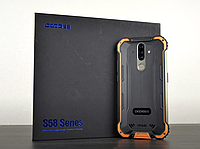 Противоударный телефон Doogee S58 Pro 6/64GB Orange, NFC, Смартфон водонепроницаемый с хорошей мощной