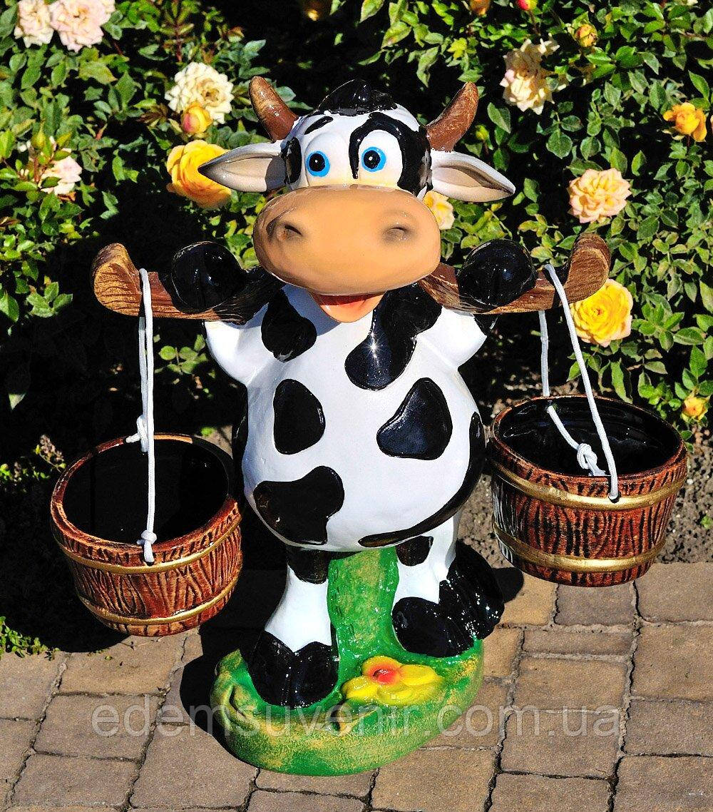 Підставка для квітів Корова з відрами
