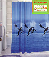 Вінілова шторка для ванної кімнати Shower curtain, розмір 180х180 див.