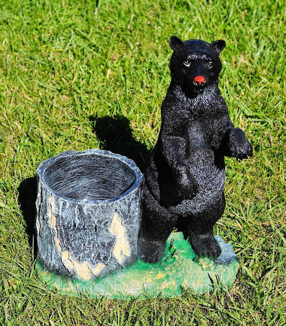 Підставка для квітів Ведмідь з пеньком