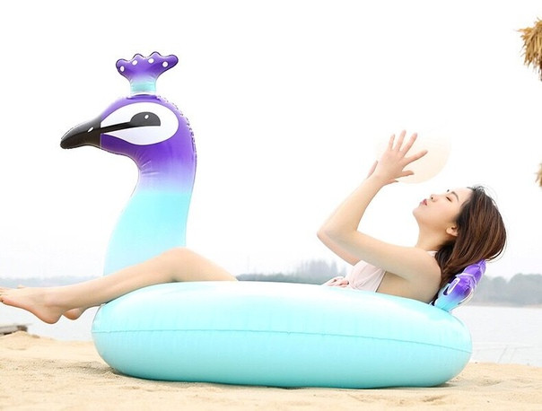 Надувний круг Жар птиця 90 см, Круг-пліт 90 см "Жар-птиця"