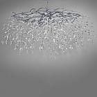 Сучасна кришталева люстра на 10 ламп Е14 колір каркасу хром D-2718-L900x400CH, фото 2