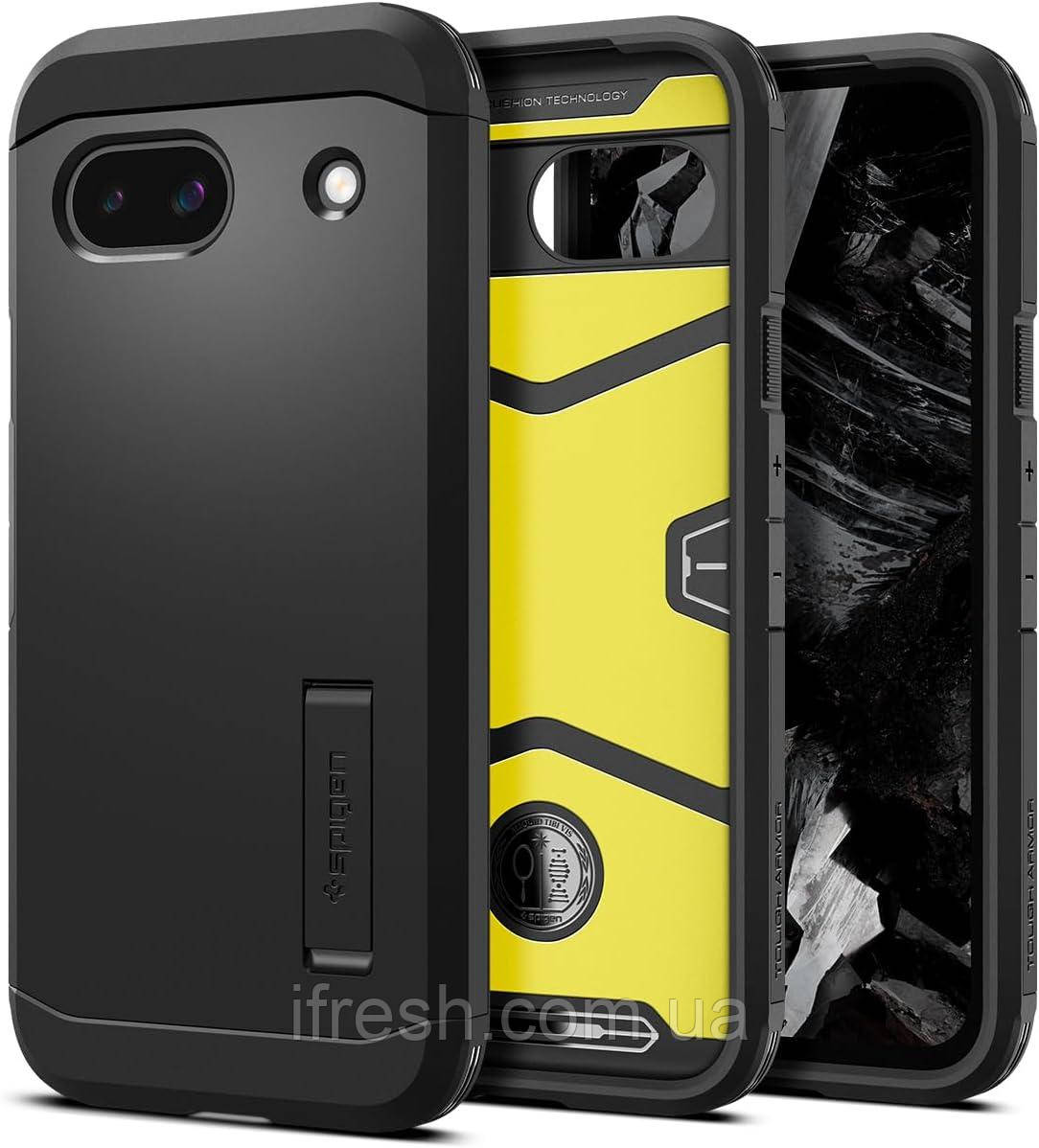 Чохол Spigen для Pixel 8a - Tough Armor, Black (ACS07264)
