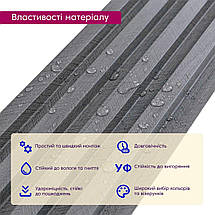 Рейка декоративна WPC стінова вугілля 3000х160х23мм SW-00001534, фото 5