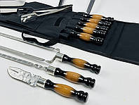 Набір шампурів у чохлі примар HAPPY DAYS подарунковий набір у чохлі чоловікові