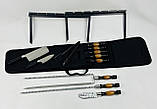 Набір шампурів у чохлі примар HAPPY DAYS подарунковий набір у чохлі чоловікові, фото 2