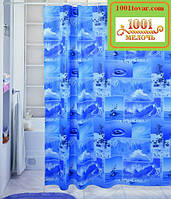 Вінілова шторка для ванної кімнати Shower curtain, розмір 180х180 див.