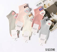 Шкарпетки жіночі короткі OFF Мікс