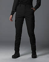 Жіночі брюки карго тактичні BASIC чорний, тактичні чорні штани жіночі, штани тактичні для жінок
