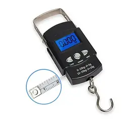 Вага рибальська з рулеткою 1.0m до 50kg 10g (А09)