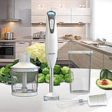 Ручний занурювальний блендер 3 в 1 Maestro MR-565 Міксер харчовий екстрактор Багатофункціональний подрібнювач, фото 3