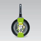 Глибока сковорода сотейник 28 з гранітним покриттям Maestro MR-1208-28 Сковорода зі знімною ручкою, фото 2