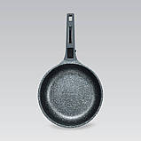 Глибока сковорода сотейник 28 з гранітним покриттям Maestro MR-1208-28 Сковорода зі знімною ручкою, фото 3