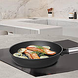 Сковорода з тефлоновим антипригарним покриттям 26 см Maestro MR-1227-26 Сковорода з індукційним дном, фото 4