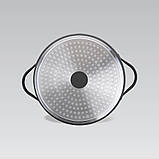 Каструля з антипригарним подвійним покриттям 4.6 л 24 см Maestro MR-4027-24 Індукційний казан, фото 3