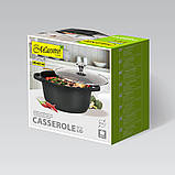 Каструля з антипригарним подвійним покриттям 4.6 л 24 см Maestro MR-4027-24 Індукційний казан, фото 5