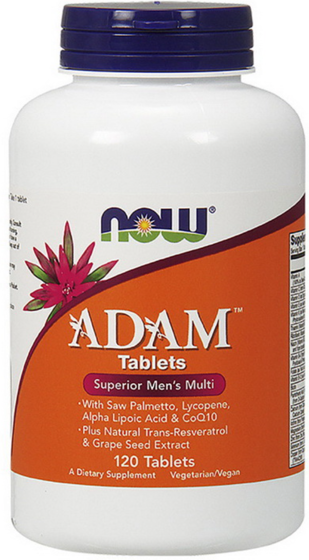 Вітаміни і мінерали для чоловіків NOW Foods Adam 120 табл Нау Фудс Адам