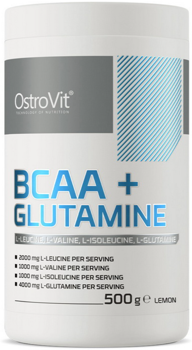 BCAA + Глютамін OstroVit BCAA + Glutamine 500 г Лимон