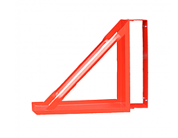 Касета металева для пожежного рукава червона (100x100x100) без пдв