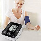 Автоматичний тонометр з дисплеєм, від батарейок і USB, BR-510 / Апарат для вимірювання тиску, фото 2