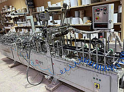 Окутувальний верстат для ПВХ плівки Plasmek LM 300-P б/в + станція плавлення ПУР-клею