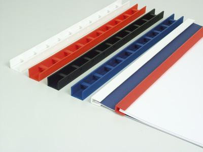 Пластини Press-binder 10мм черн, уп/50.