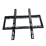 Настінне кріплення для ТБ 26 до 63 дюймів Кронштейн для телевізора TV Чорний, фото 6