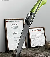 Ножівка пилка садова складна 300мм AIRAJ 1453 з протиковзкою ручкою