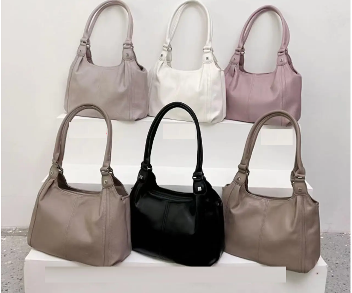 Сумка жіноча містка 23*30 см на блискавці зі штучної шкіри в різних кольорах Fedya, фото 1