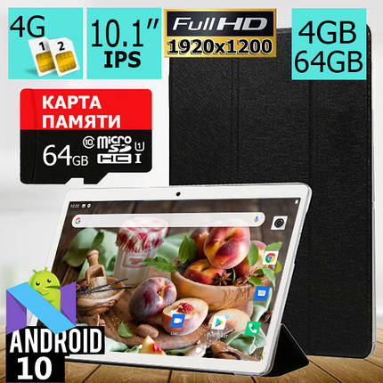 Планшет-телефон ASUS L101 PRO LTE 10.1" Full HD IPS 4/64 4G + Чохол та Карта пам'яті 64ГБ у Подарунок!, фото 1