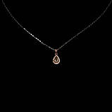 Підвіс. Натуральний морганіт. Срібло 925., фото 2