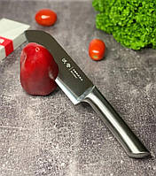 Нож кухонный santoku 180 мм рукоять металл, поварской шеф нож профессиональный японский нож сантоку