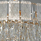 Сучасна кришталева люстра на 9 ламп Е14 колір каркасу золотий D-438-500GD, фото 3