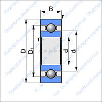 6011 Z (SKF ) подшипник шариковый радиальный