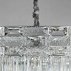 Сучасна кришталева люстра на 19 ламп Е14 колір каркасу хром D-0196-800CH, фото 3