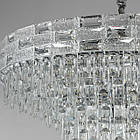 Сучасна кришталева люстра на 19 ламп Е14 колір каркасу хром D-0196-800CH, фото 4