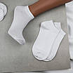 Шкарпетки чоловічі 6 пар короткі колір "White" зі зручною гумкою преміум сегмент розмір 42-45, фото 9