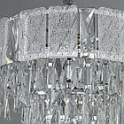 Сучасна кришталева люстра на 5 ламп Е14 колір каркасу хром D-438-400CH, фото 4