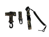 Набор тактических карабинов мультикам /карабин+держатель для перчаток+страховой шнур
