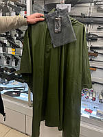 Дождевик пончо олива Mil-tec, водонепроницаемое армейское, легкий тактический дождевик для походов и рыбалки