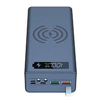 Футляр для акумуляторів Power Bank 16x 18650 Бездротова зарядка 5А 15Вт AC Prof PB C16-PD-QI FBB