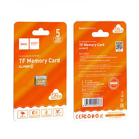 Карта пам'яті MicroSD Hoco 128GB Class 10 (UHS-1 U3) 100Mb/s без адаптера