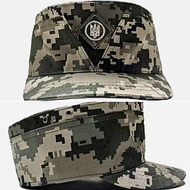 Кепка з кокардою Піксель ЗСУ, Мабута статутна Піксель з кокардою ЗСУ, Бандерівка Піксель з кокардою Ріп-стоп