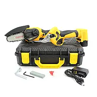 Набор аккумуляторного инструмента 2в1 DeWalt 12V с 2 АКБ(Секатор+мини-пилка)Инструмент для работ в саду