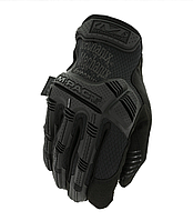 Перчатки тактические MECHANIX "M-PACT® BLACK GLOVES", военные черные сенсорные перчатки с костяшками