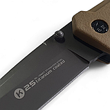 Туристичний складний ніж К25 90мм з чохлом для полювання, рибалки, туризму, фото 5