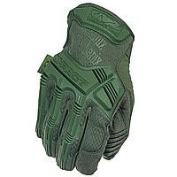 Перчатки тактические MECHANIX "M-PACT® OLIVE DRAB GLOVES", военные сенсорные перчатки олива с костяшками